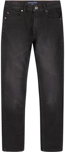 Tommy Hilfiger Boys' 5-Pocket Stretch Skinny Fit Denim Jean Zipper Closure