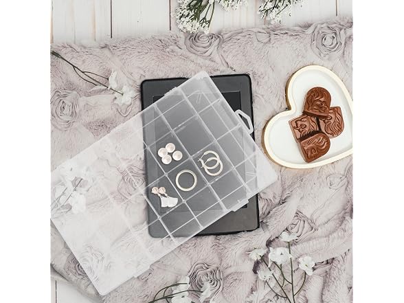 FENICAL Clearn Plastic Jewelry Organizer