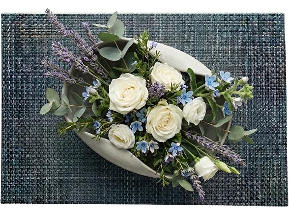 Restaurantware Amalfi 16 x 12 Inch Plastic Placemats Set Of 6 