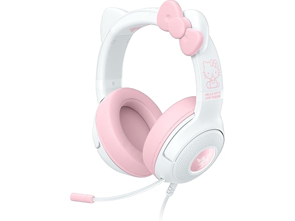 Razer Kraken Kitty V2 USB Wired Headset Hello Kitty Edition
