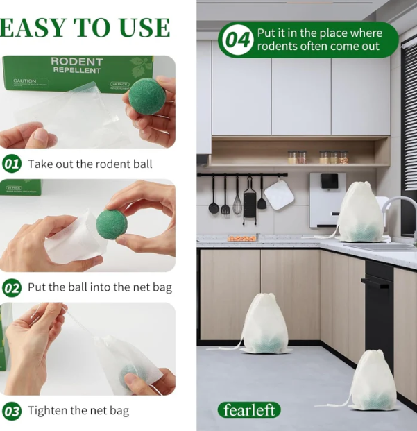 24 Pack Peppermint Oil Pest Repellent Indoor - Gallery 12