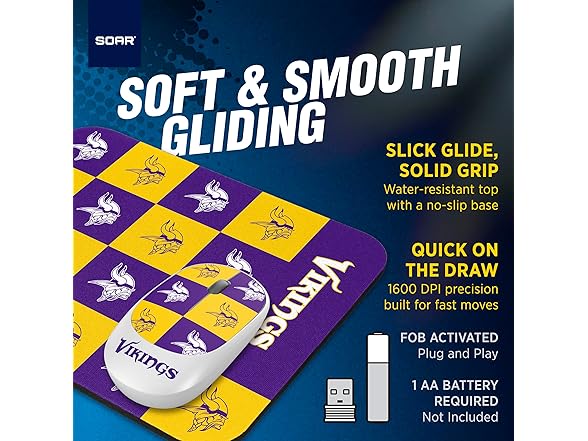 SOAR NFL Mouse & Pad Browns
