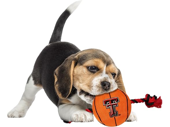 NCAA Texas TECH RED Raiders Basketball Rope Toy