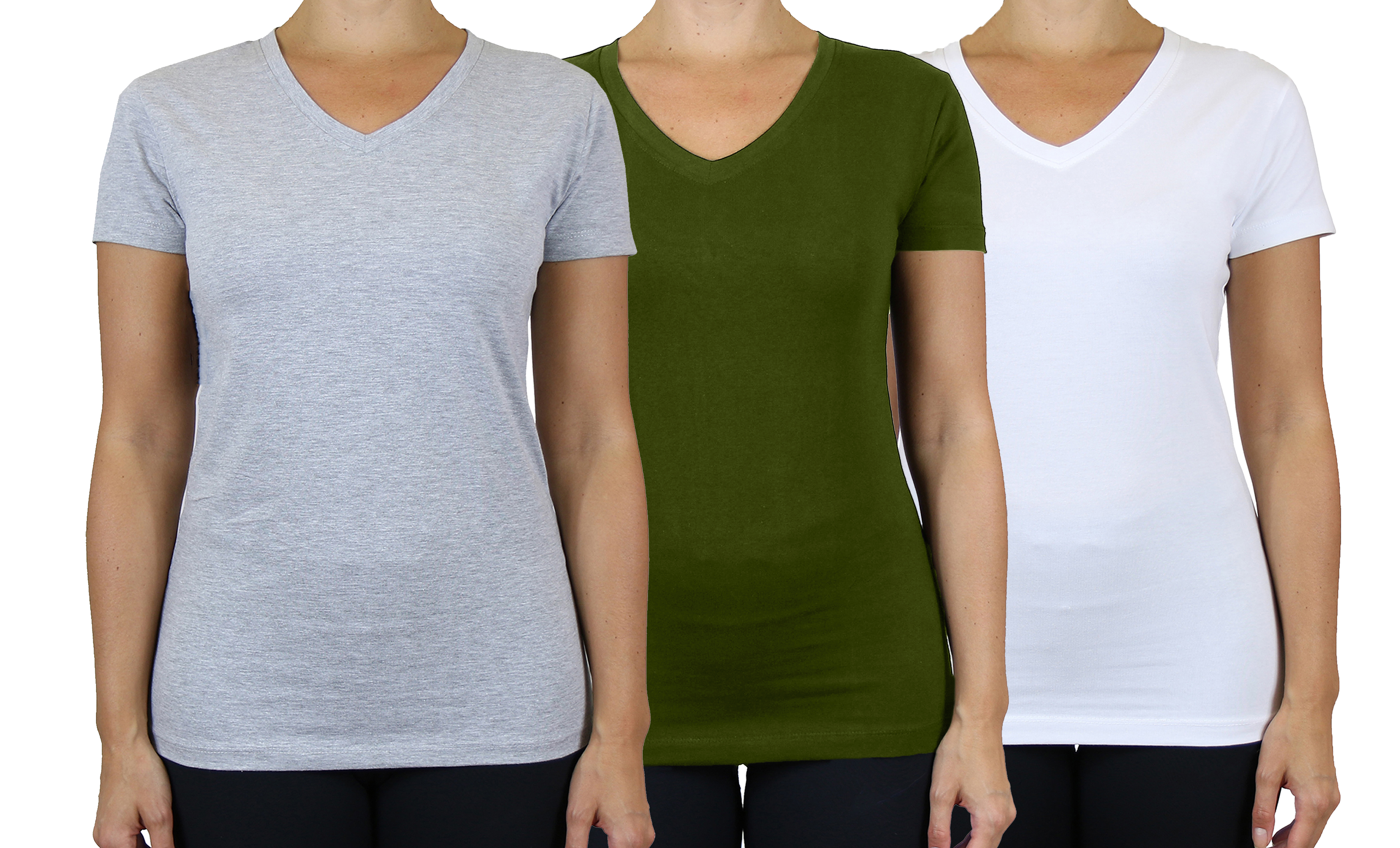 Womens S/S Cotton Stretch Tee - Gallery 19