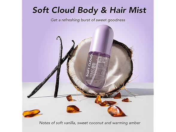 Holler&Glow Cloud Body Hair Mist