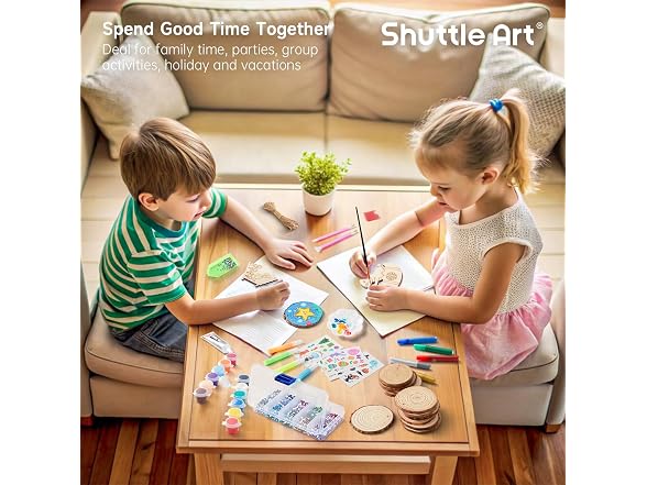 Kids Wood Painting Craft Kit