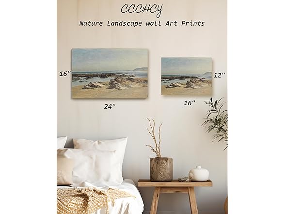 CCCHCY Rocks Ocean Wall Art