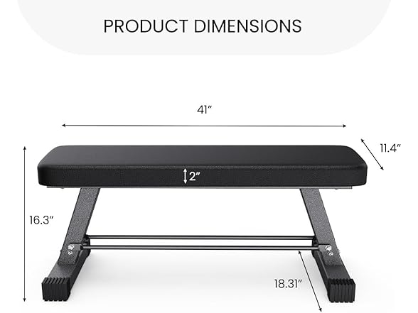 Finer Form Essential Flat Weight Bench