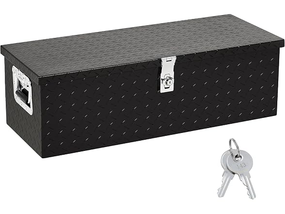 OUTLANE Heavy Duty Aluminum Underbody Truck Tool Box – 30x13x9.6