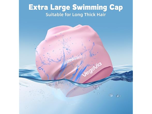 VegoVia Large Swim Cap Pink