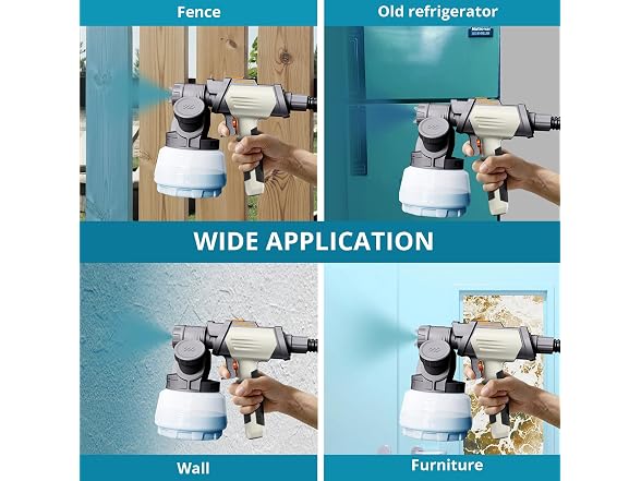 TILSWALL Shark800 800W Paint Sprayer White - Gallery 5