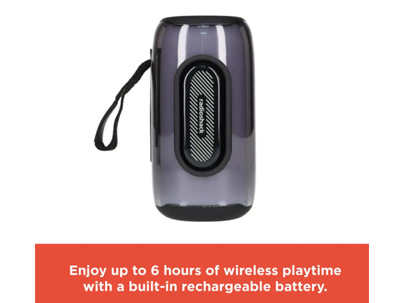 RadioShack 10W Wireless Bluetooth Speaker with 360 Lighting