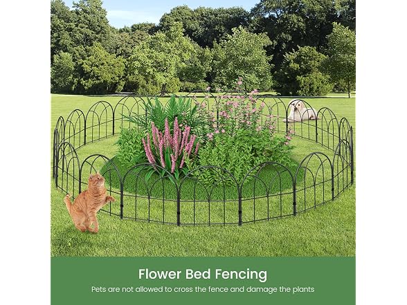 Youpehom Small Garden Fence