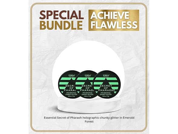 Ebin Emerald Forest Chunky Glitter 1 Pack