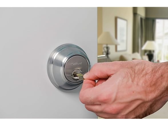 Deadbolt, Keyed One Side - SmartKey