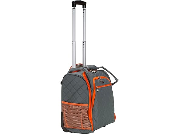 Rockland Melrose Upright Wheeled Underseat Carry-On