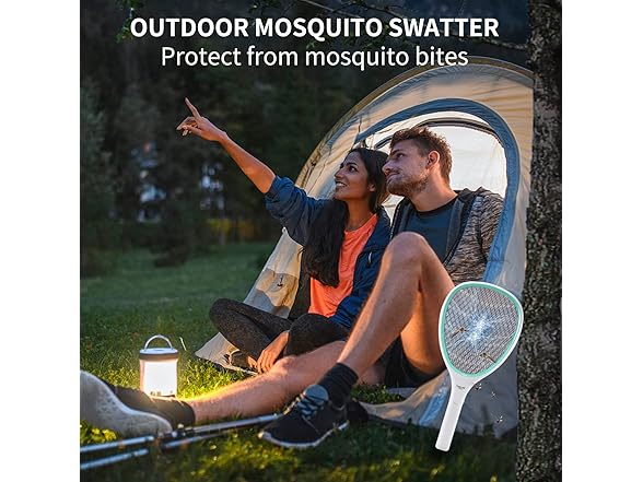 Faicuk 2 Pack Bug Zapper Racket