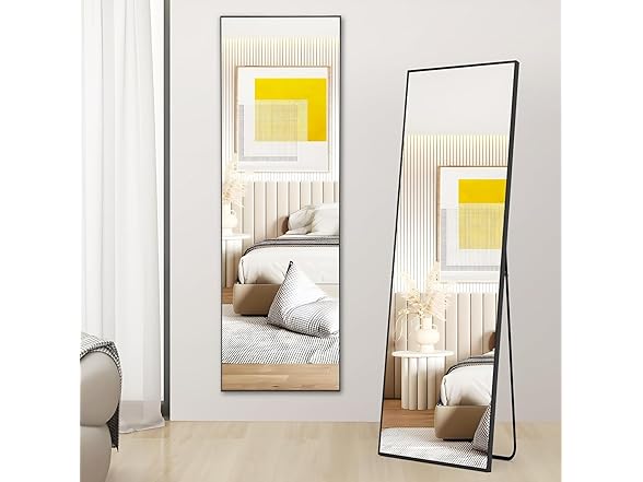 YSSOA Full Length Mirror Black 65"x22"