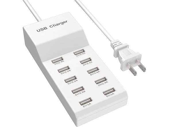 USB Wall Charging Station