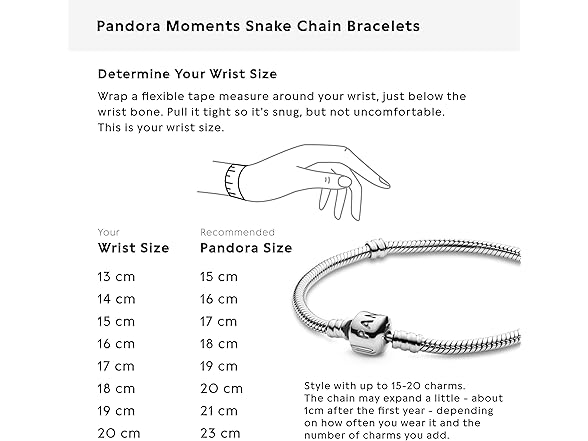PANDORA Jewelry Iconic Moments Snake Chain Charm Sterling Silver Bracelet, 7.1" (Open Box)
