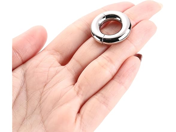 14mm Thick Silver Nose Rings Hoop