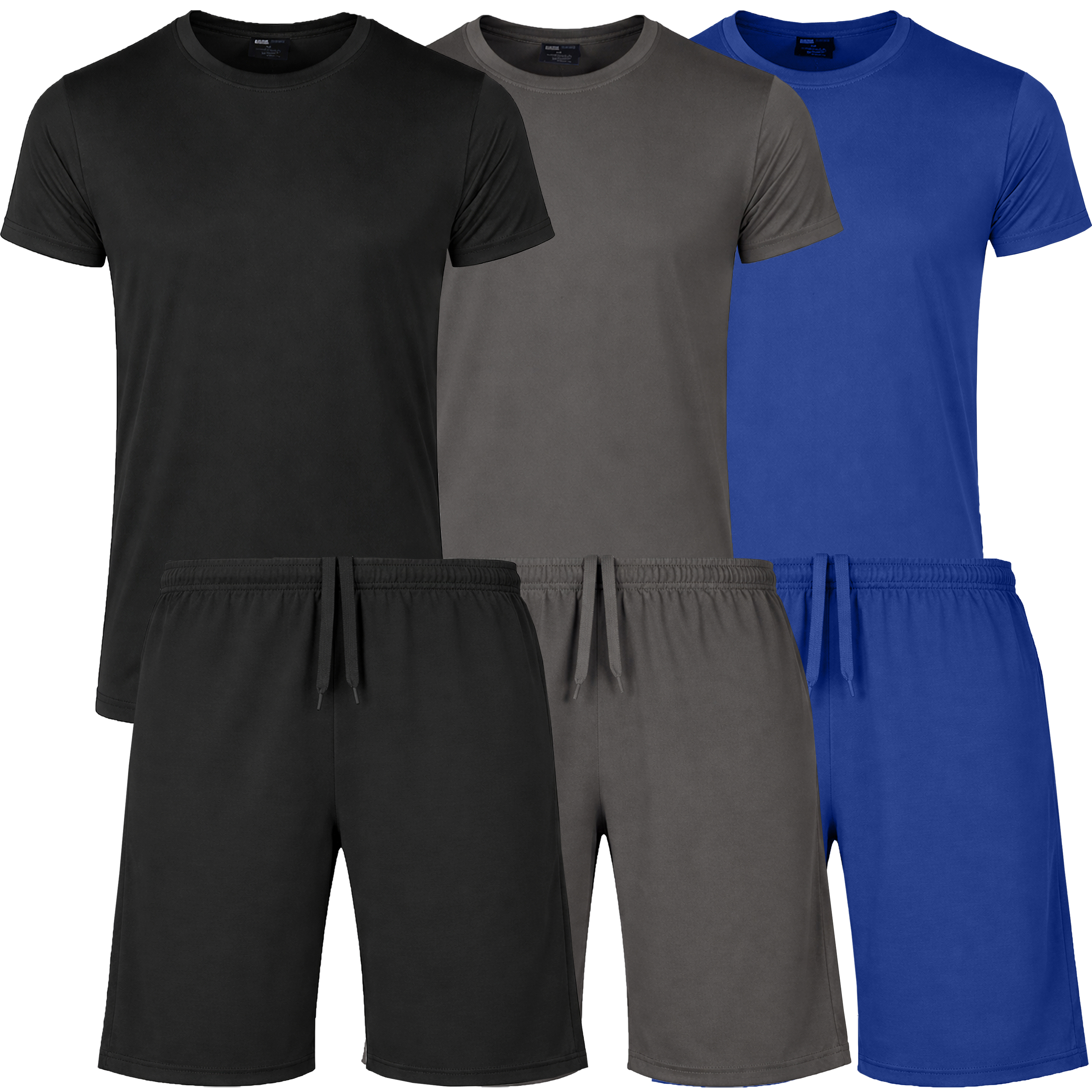 6Pc Mens Poly Tech Lounge Set - Gallery 15