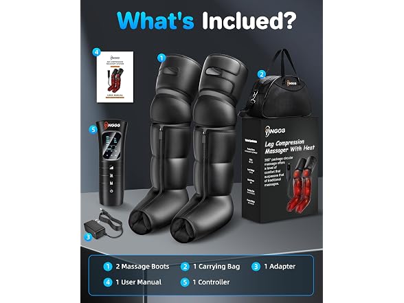 YINGGG Leg Massager with Heat