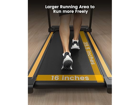 UREVO Folding Treadmill, Black (Open Box)