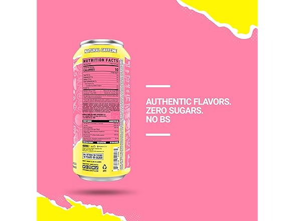 GHOST Energy Drink - 12-Pack, Sour Pink Lemonade