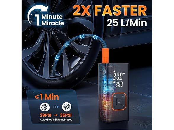 Tire Inflator Portable Air Compressor