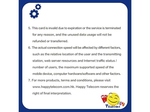 HAPPY TELECOM  Data Travel Sim Card