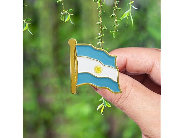 HSQCEZ 4 Pack Argentina Flag Lapel Pin
