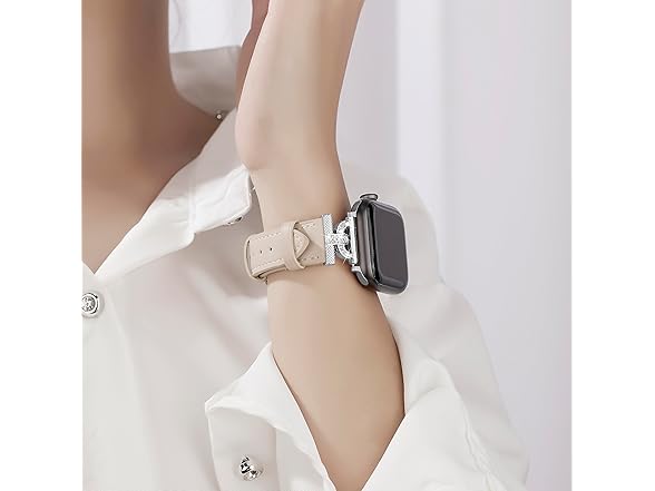 Unique D-Shape Metal Buckle Apple Bands