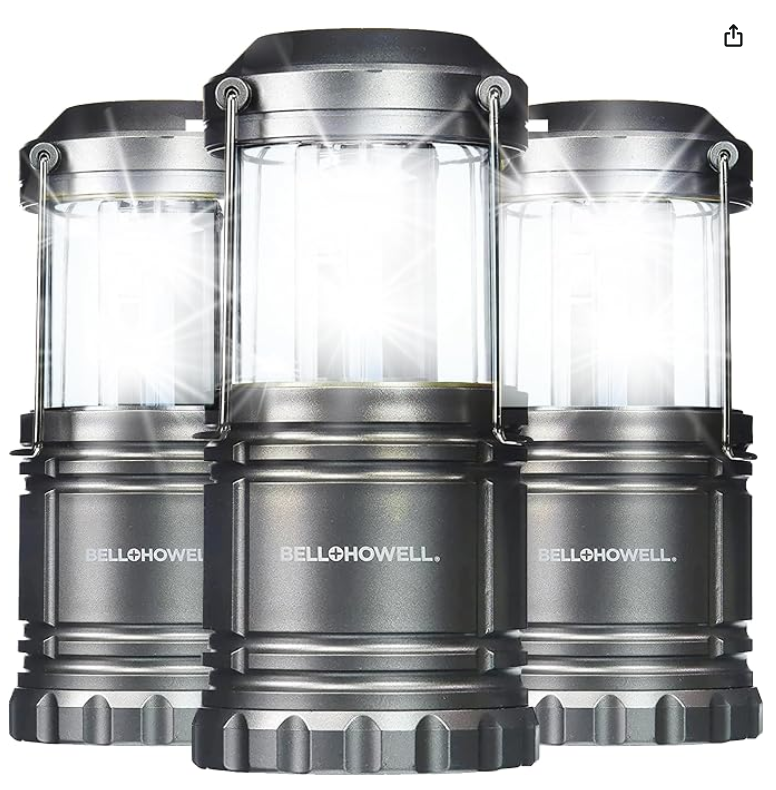 Bell+Howell 3 Pk Multipurpose Camping Lanterns - Gallery 2