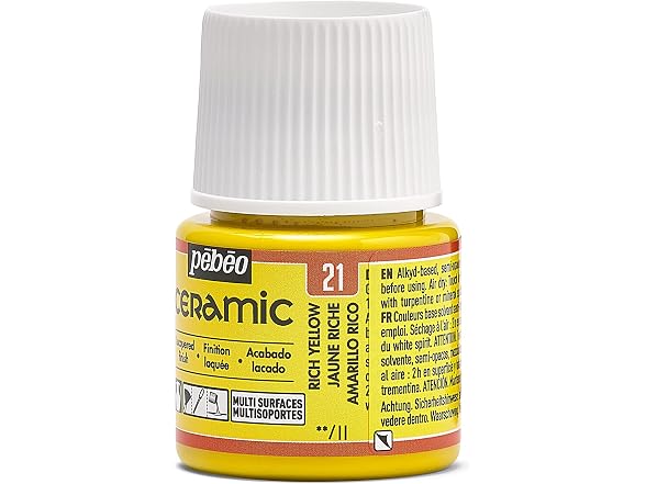 PEBEO 025-021 Ceramic, Enamel Effect Paint,