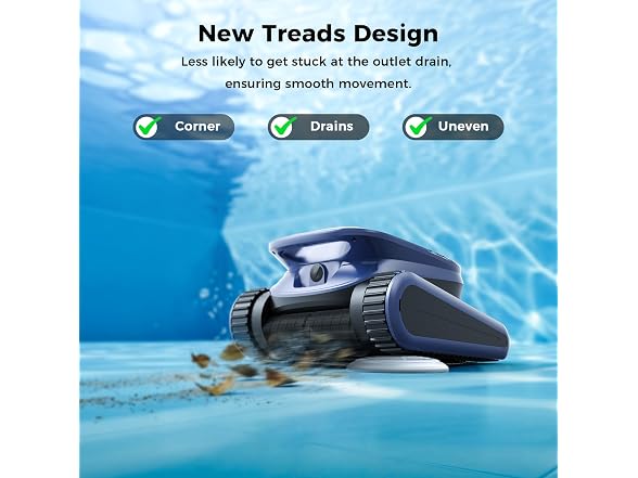 5600GPH Robotic Pool Cleaner,240Min