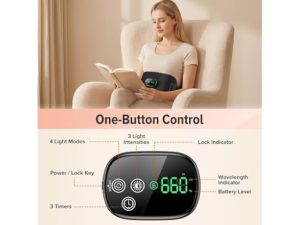 WoloyHeatie Cordless Red Light Therapy