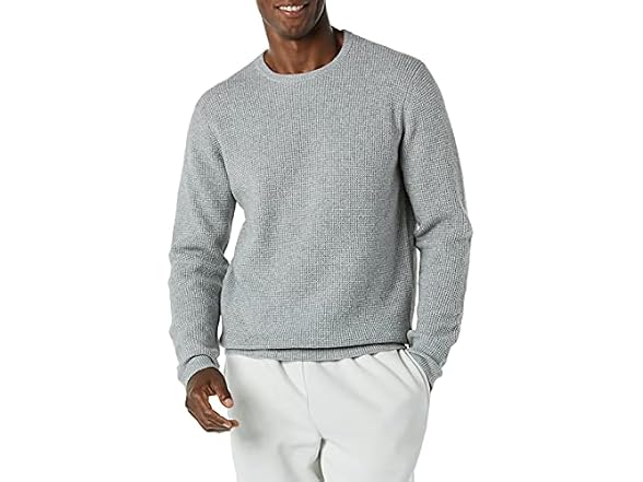 Amazon Essentials Sweater, Light Grey (XS)