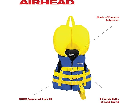 Airhead Life Jacket for Infants under 30lbs