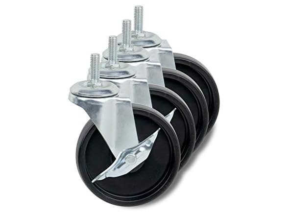 Honey-Can-Do 4-Inch Caster Roller Wheels