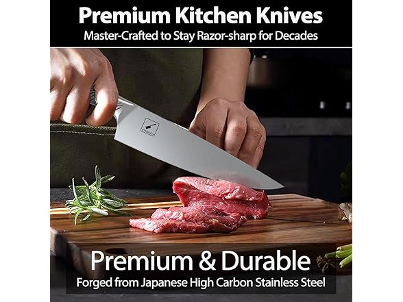 imarku 14Pcs Kitchen Knife Set