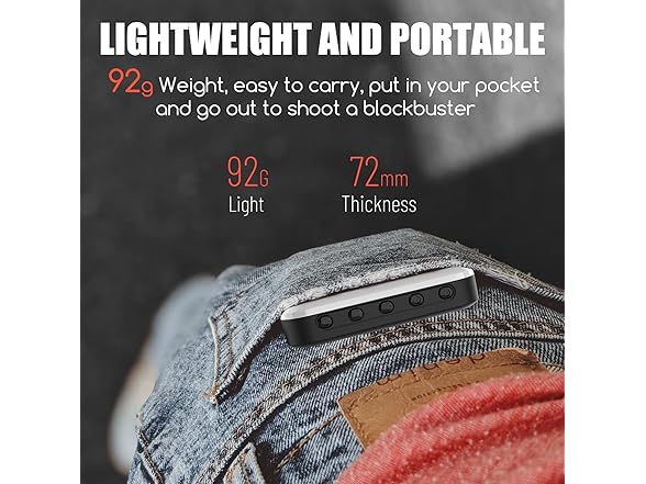 BANSINE USB-Rechargeable LED Selfie Light