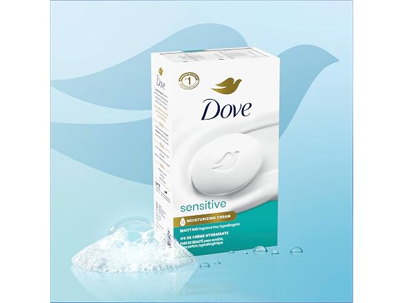 Dove Dove Beauty Bar Soap Sensitive, 8 Bars