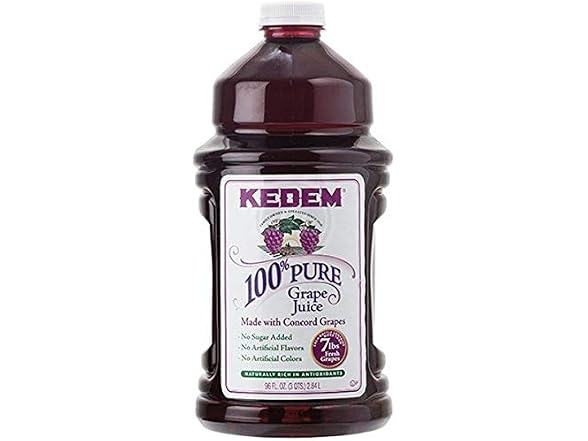 Kedem Concord Grape Juice- 96 Fl Oz (Pack of 1)