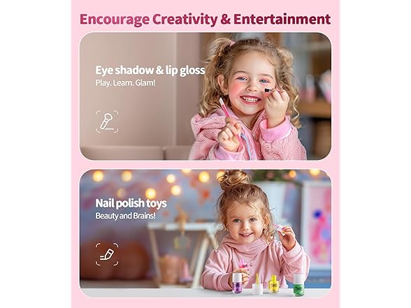 Girls Nail Polish Makeup Carousel 2 Pack