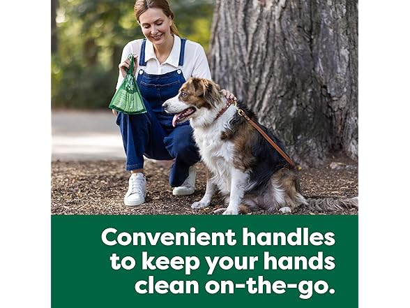 Earth Rated Dog Poop Bags with Handles 120Bags