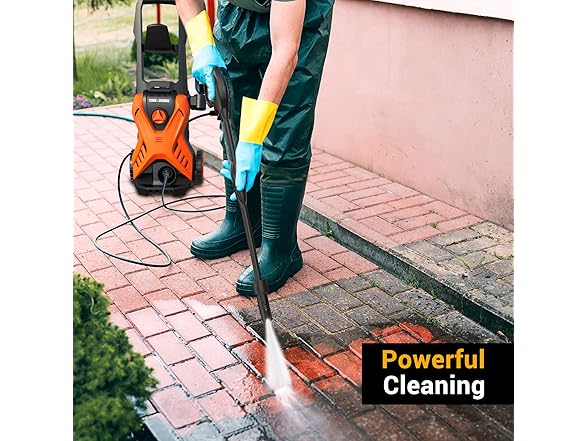 Rock&Rocker Electric Pressure Washer, 2150PSI
