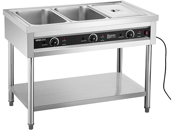 3-Pan Commercial Food Warmer