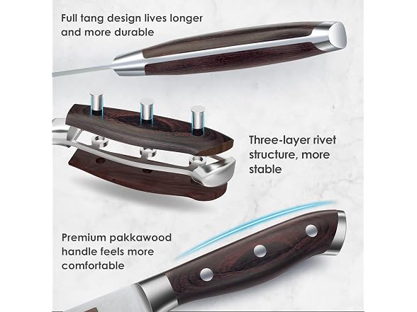 SHAN ZU 16 Pc Japanese Knife Set