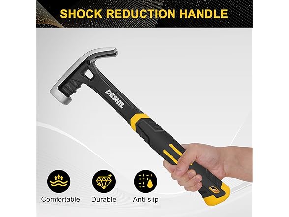 22 oz Claw Hammer with Fiberglass Handle